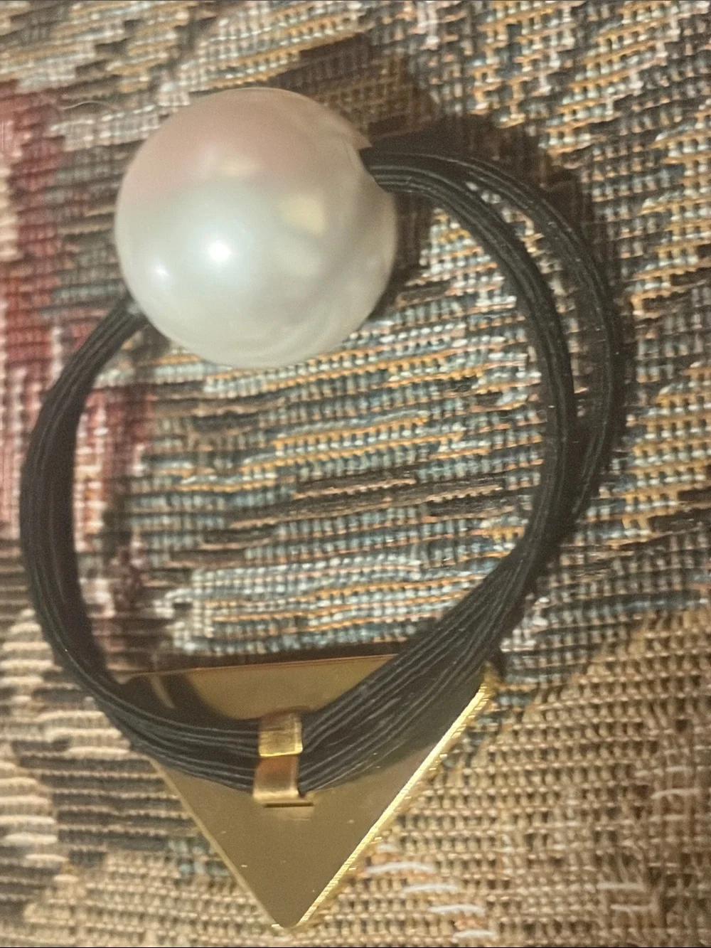 🐚 👱🏽‍♀️ 🆕  PRADA Hair Tie 🖤👱🏽‍♀️